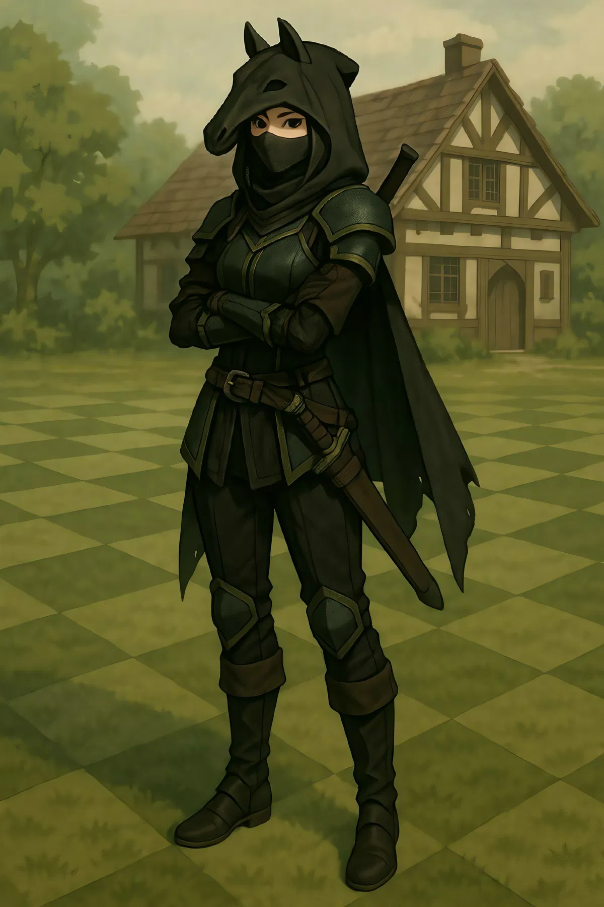 Avatar of Kaiva. Black Knight of Squarafy.