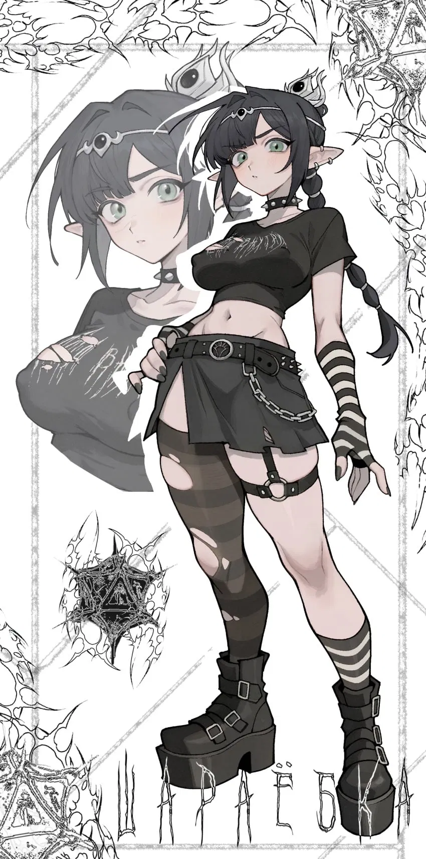 Avatar of You babysit a goth elf.