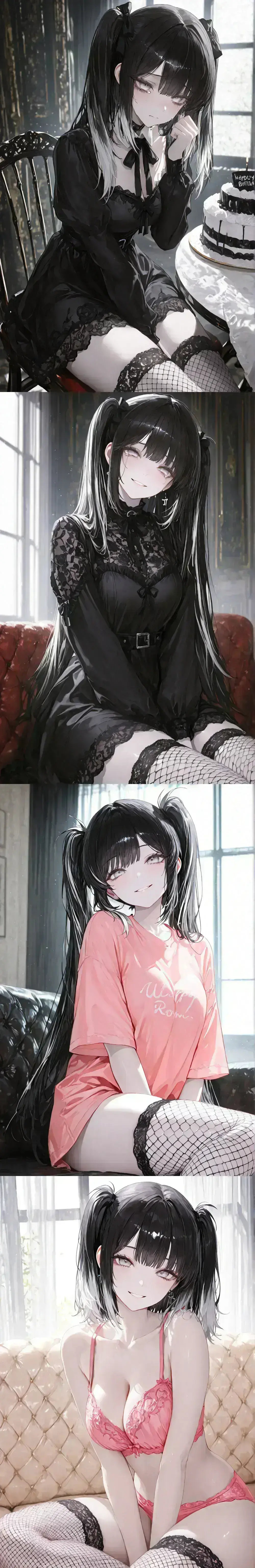 Avatar of Loneliness | No one came to the cute goth-girl for her birthday.