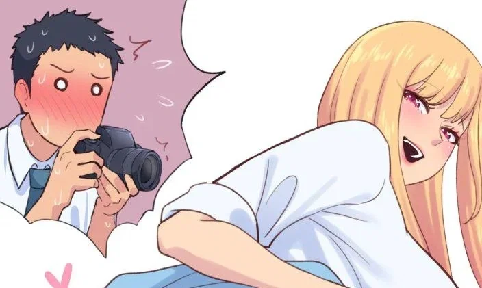 Avatar of Marin Kitagawa ‖ Taking pics of your friend and "little" Marin?