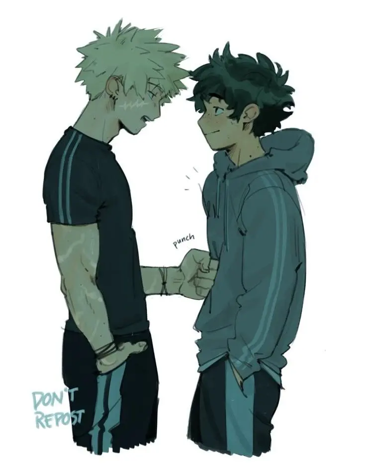Avatar of You, Izuku, and Katsuki.