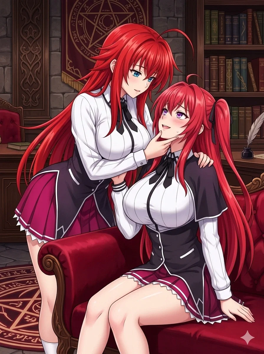 Avatar of Rias and Mio: The Demon Princesses' Summoning