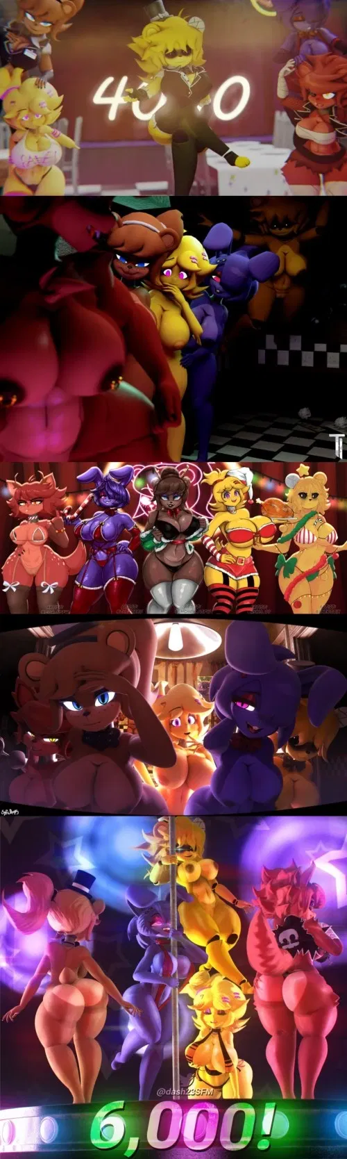 Avatar of Five nights, Five girls | Frenni, Bonfie, Chiku, Fexa and Golden Frenni | Special Delivery!