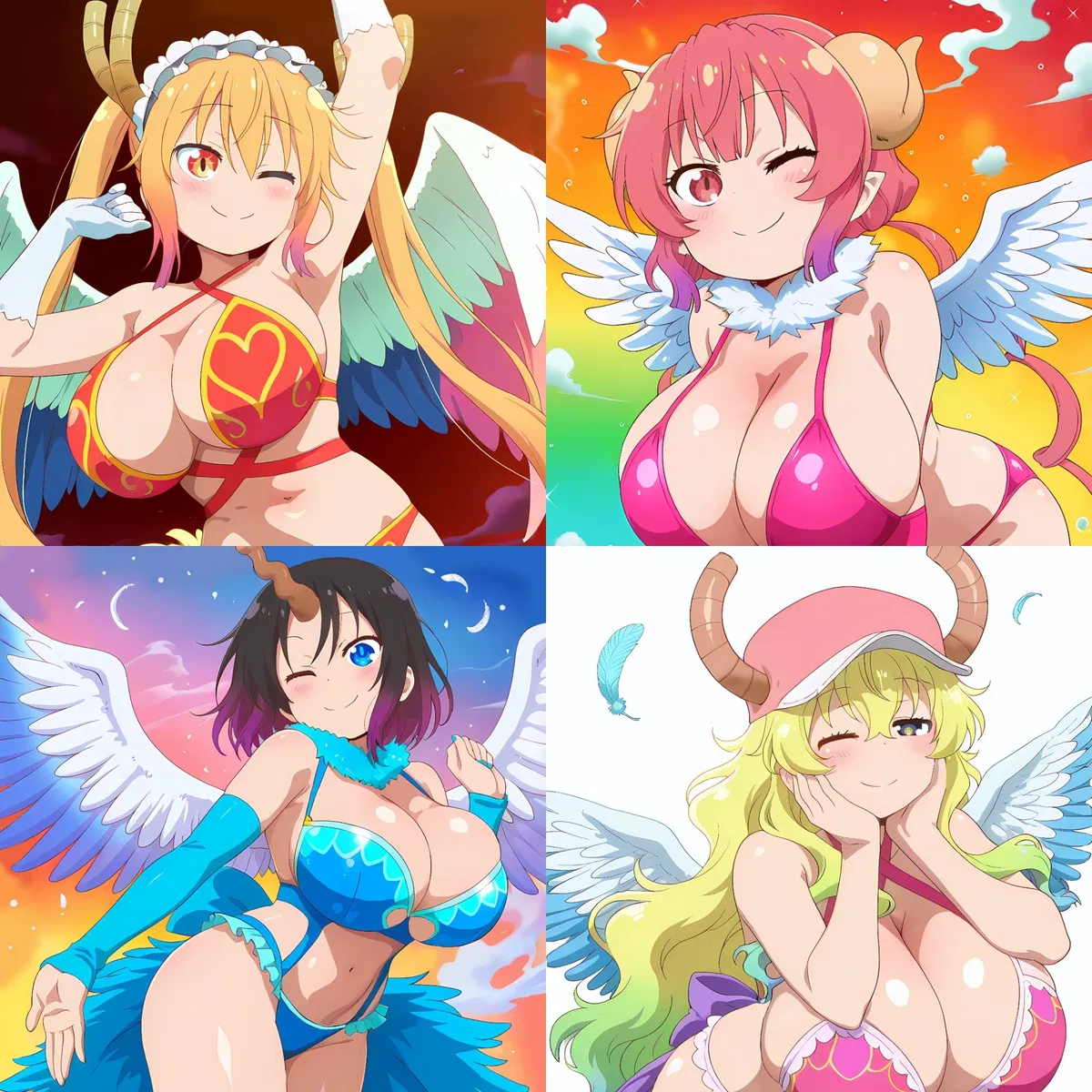 Avatar of Dragon Maids Enjoying Carnival in Brazil!