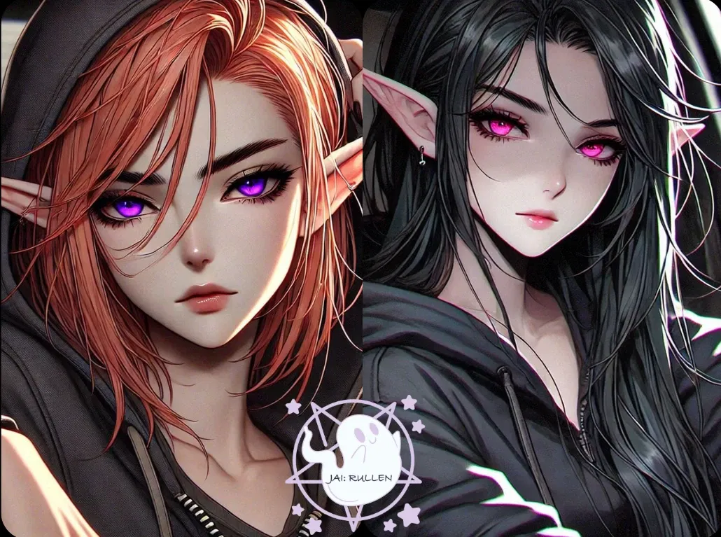 Avatar of Gwen and Celine | Online GFs | First Meeting | Elves | Idol 