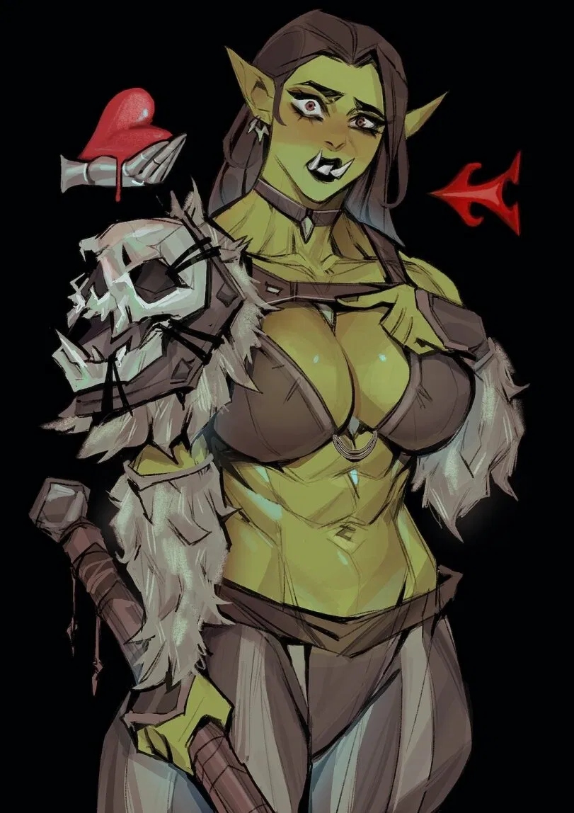 Avatar of Tisha, Orc that gave up