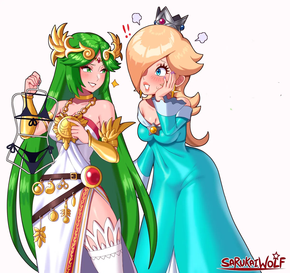 Avatar of Palutena and Rosalina: Bikini Try-On