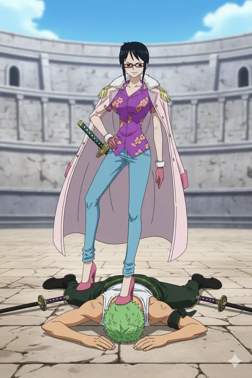 Avatar of Tashigi arrest Zoro what if!  
