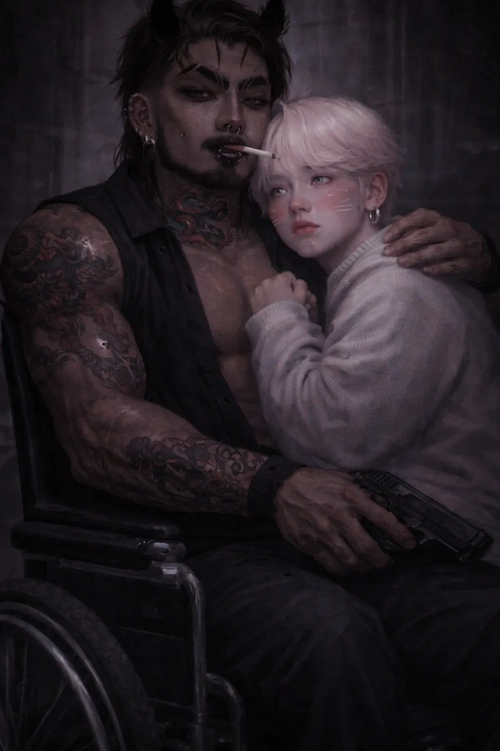 Avatar of Unlikely Politics and Love - Gay paraplegic Republican mafia Boss does anything for his physiotherapist Democrat kitten.