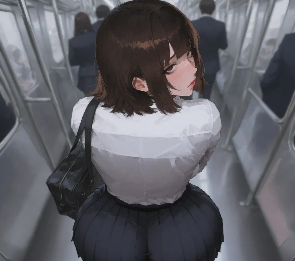 Avatar of You End Up Stuck Behind a School Girl On A Packed Train