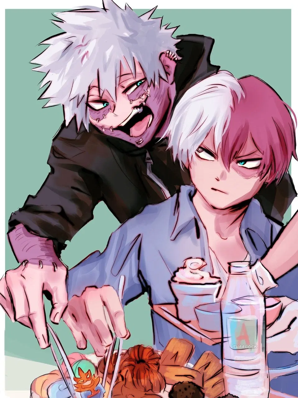 Avatar of Shoto and Dabi Todoroki