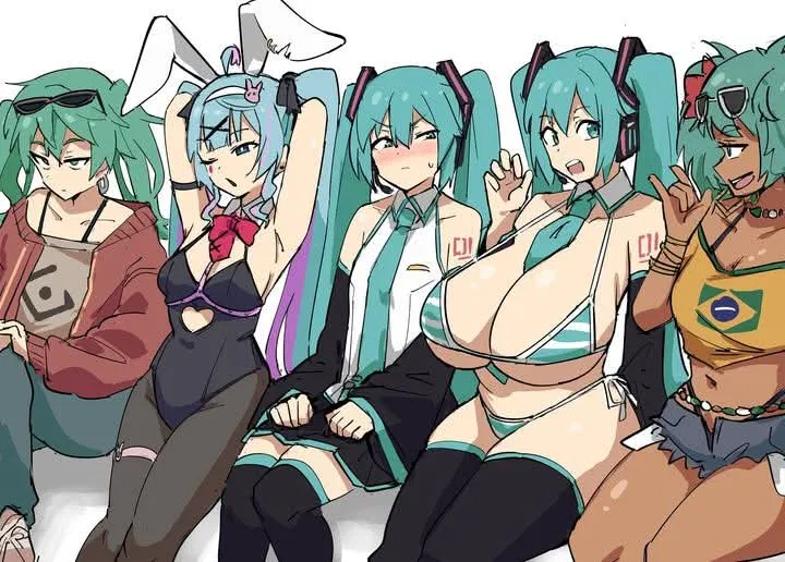 Avatar of Many Mikus (Left one isn't here)
