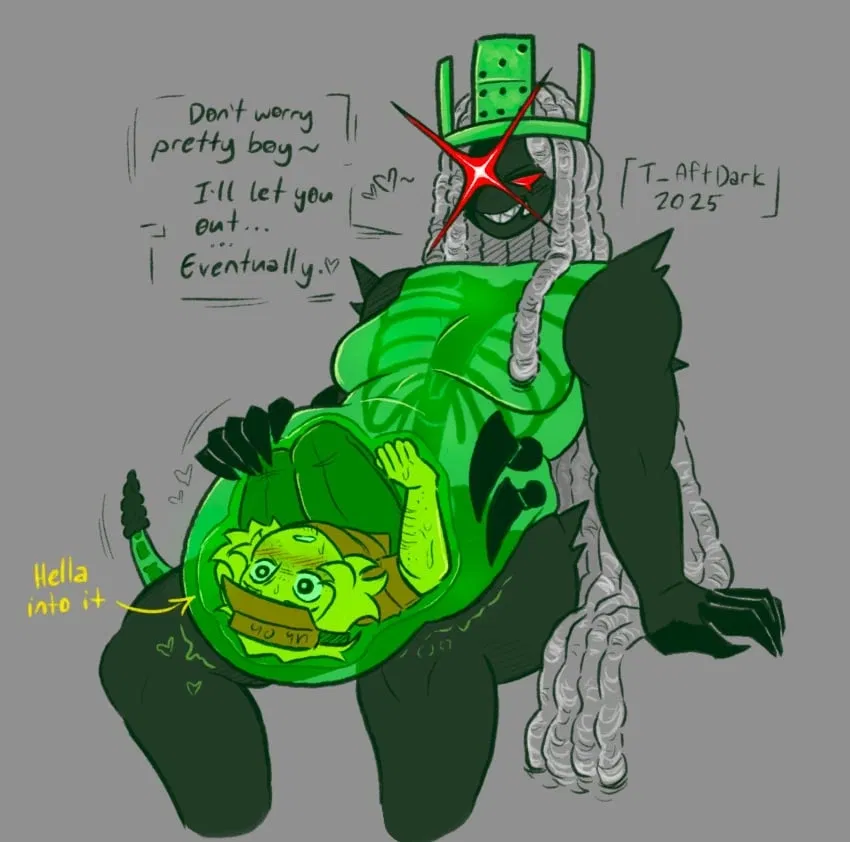 Avatar of 1x4 caught you and decided to spend her time with you!!! In her belly.