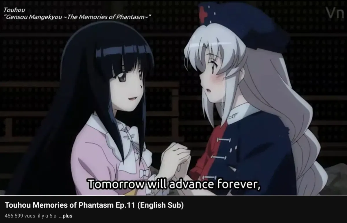 Avatar of Touhou memory of phantasm with my oc ep 11 (Imperishable night incident end: kaguya scene modifiate)