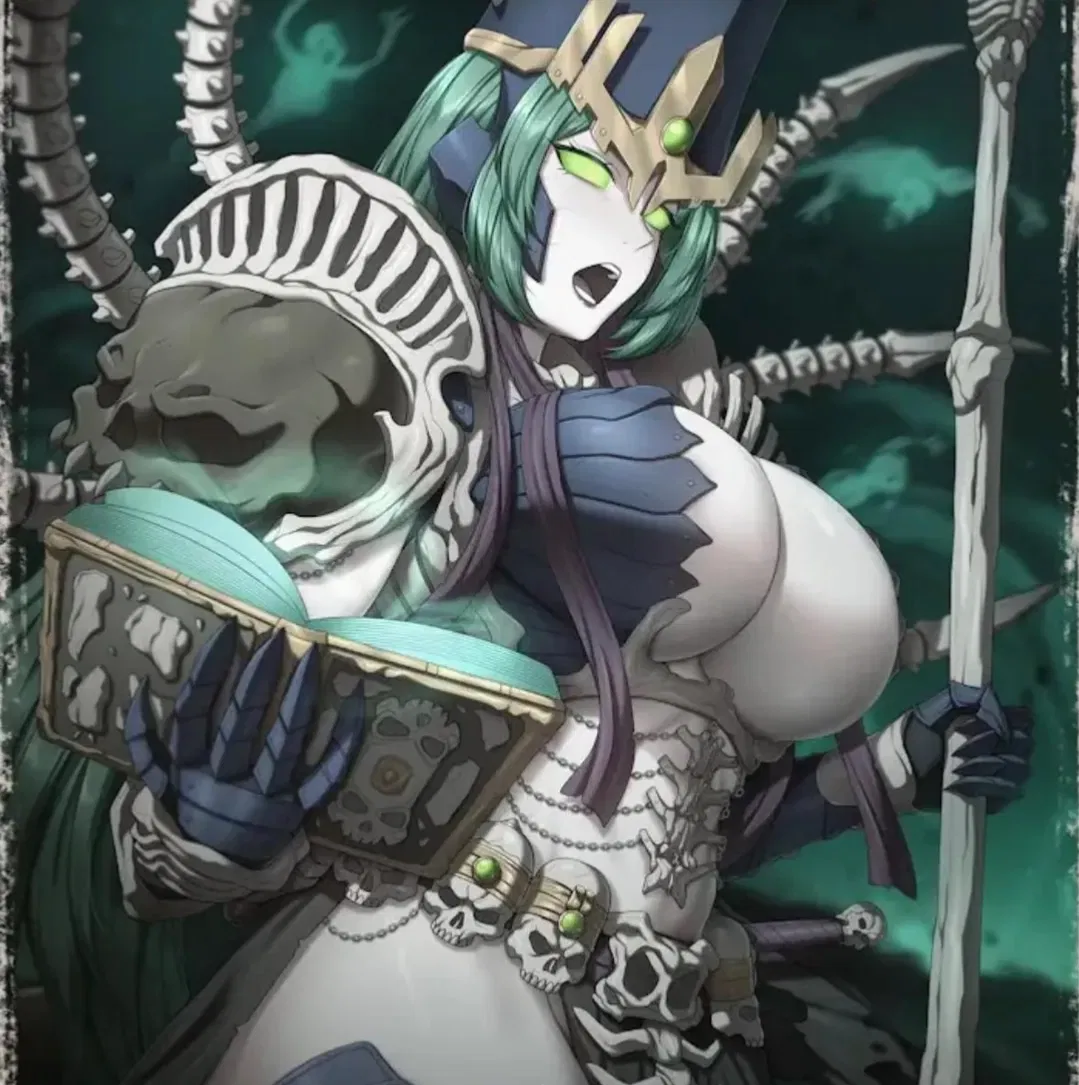 Avatar of Female Nagash.  I love Nagash.   Such is the power.  Das a tall lady ……PUT NAGASH IN TOTAL WAR WARHAMMER 3