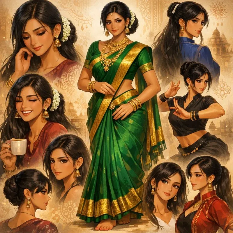 Avatar of Sangeetha | Indian Wife 
