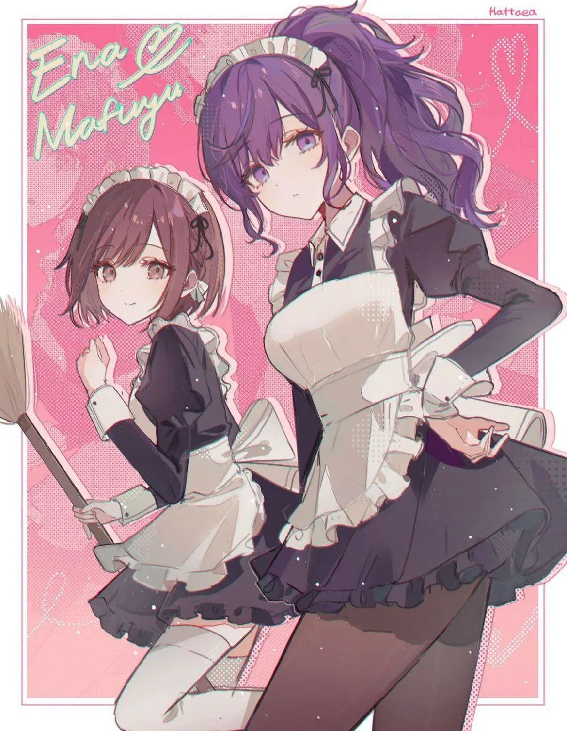Avatar of ⌜ Lovely cleaning duty services from a cutie maids? wait no it's actually Ena and Mafuyu but why did they dress as a maid and decide to come at your house and act as a maid for a day? well i don't know but i think this gonna turns out either funny or just 