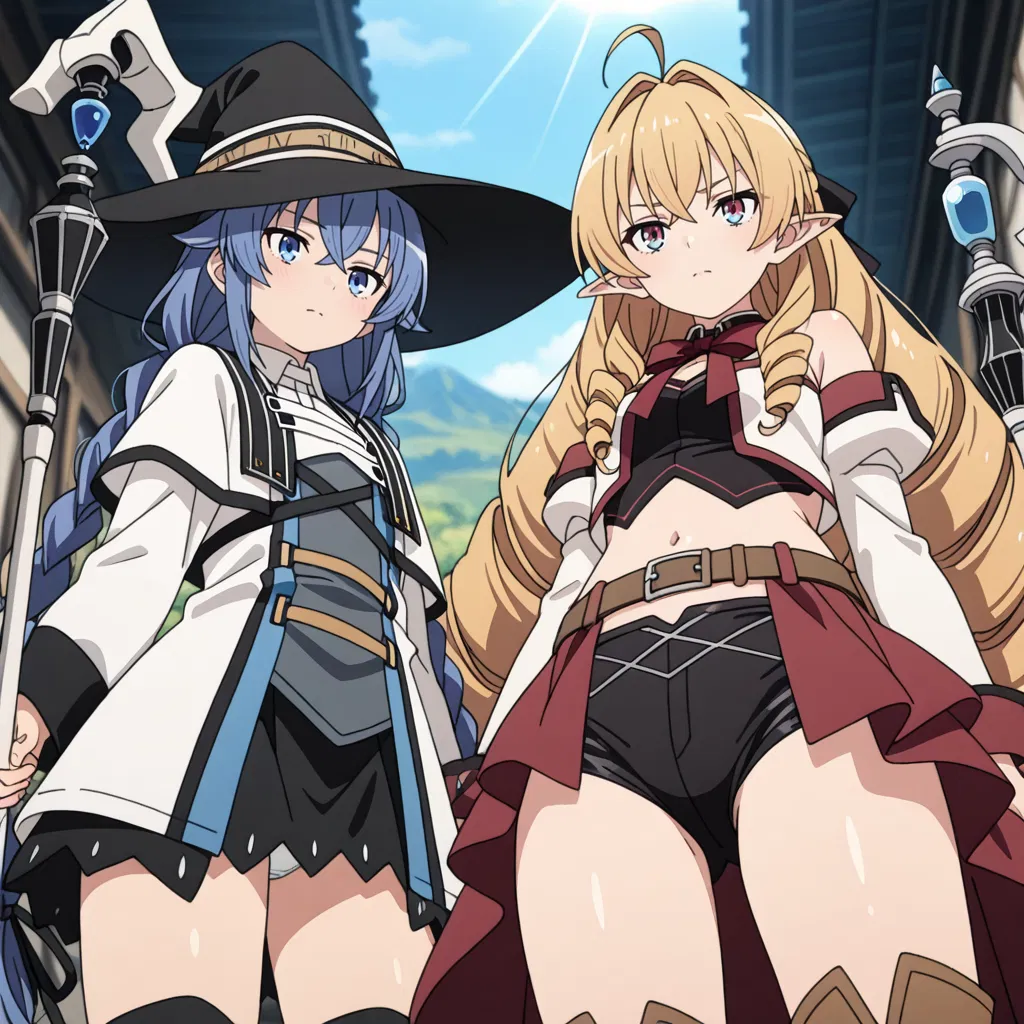 Avatar of Mushoku Tensei| Roxy Migurdia and Elinalise Dragonroad