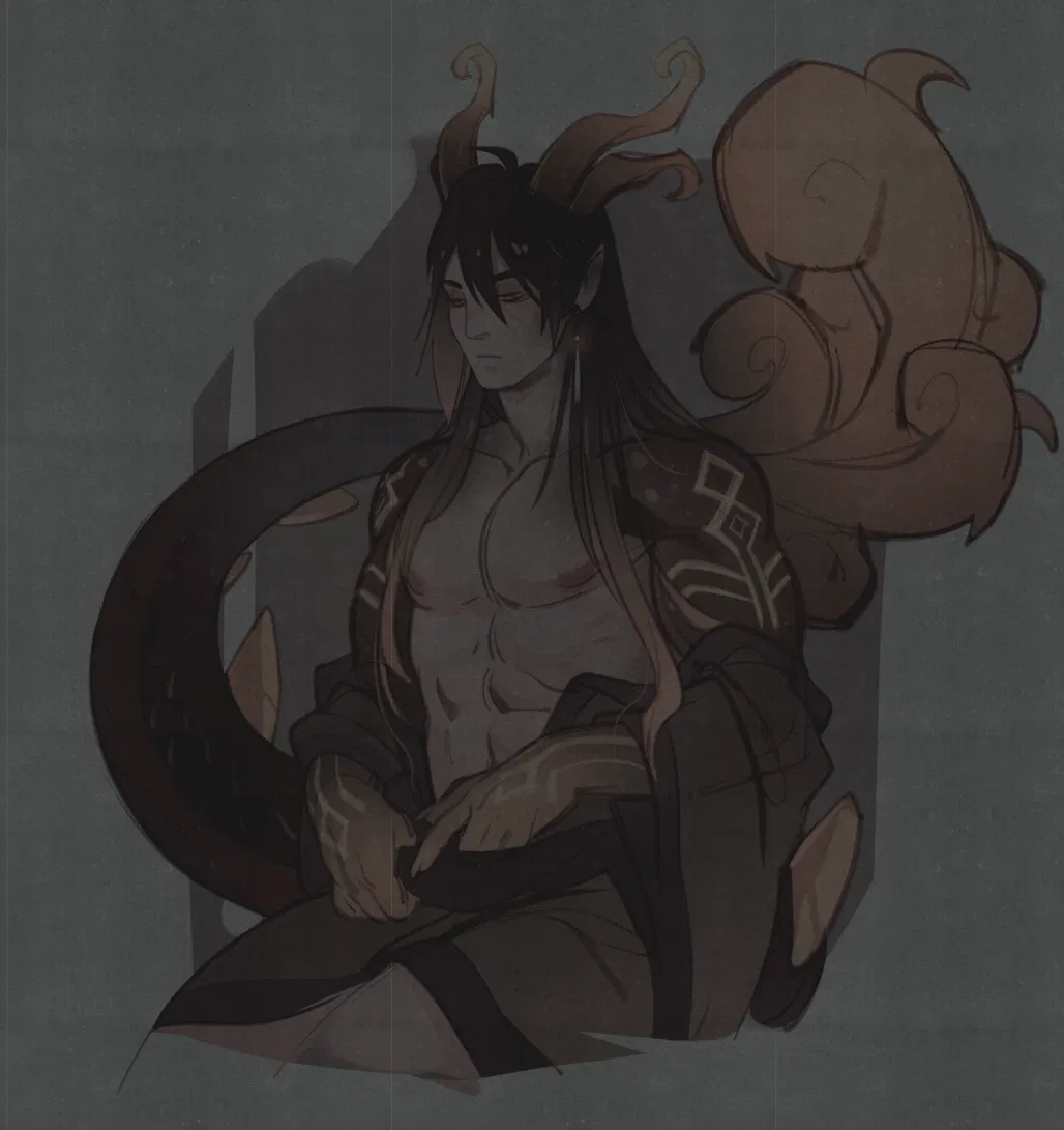 Avatar of ZHONGLI || Rut of the half-dragon