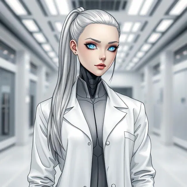 Avatar of Eva // Femdom Mad-scientist Clanker Girl
