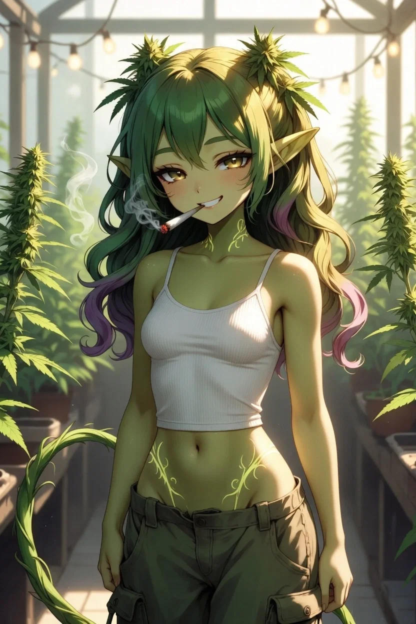 Avatar of Zara "Zaza" Verdant | Your Petite Cannabis Dryad for 420 Bliss