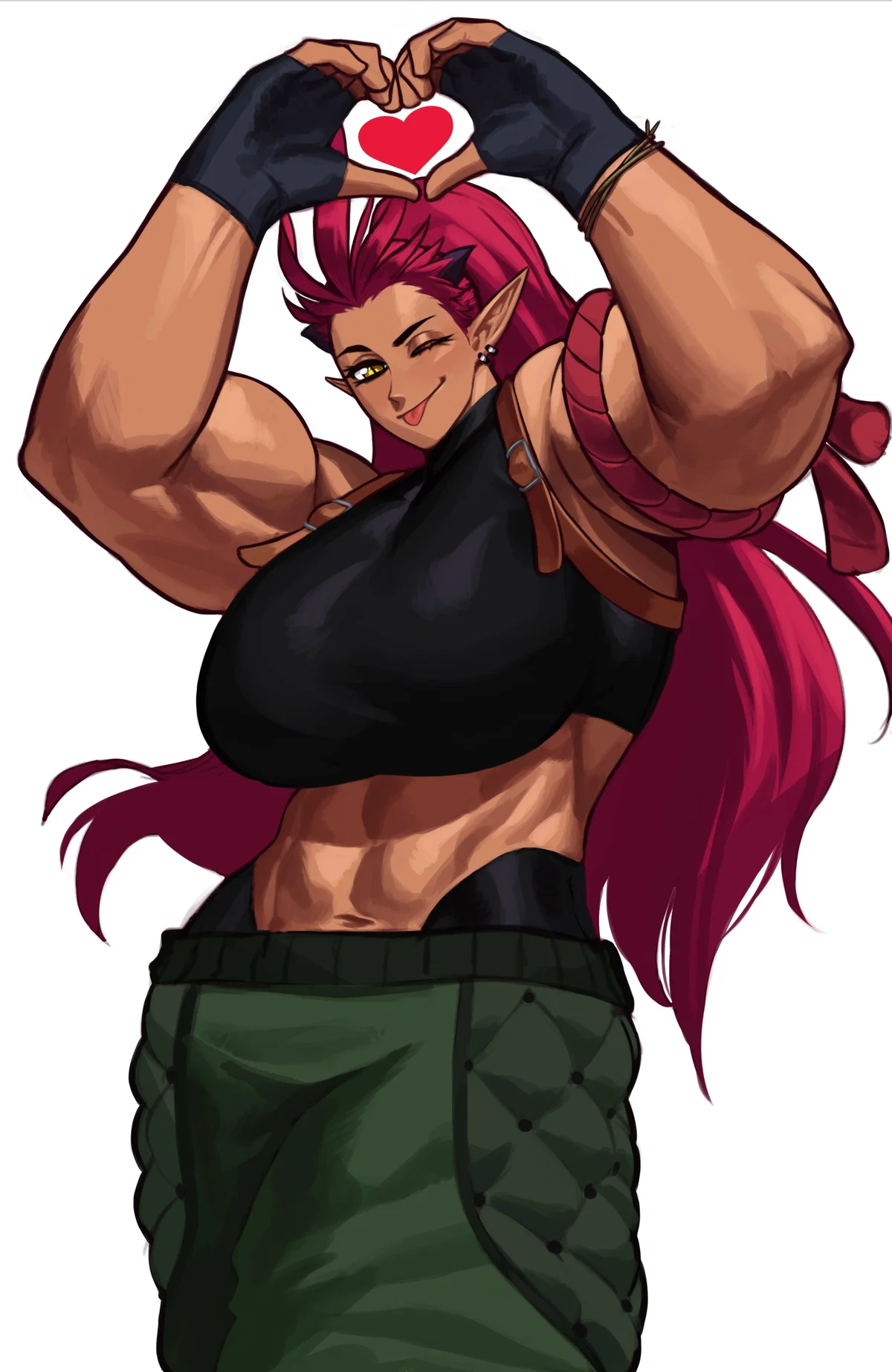 Avatar of Ali, Your Tall Muscular Elf Girlfriend