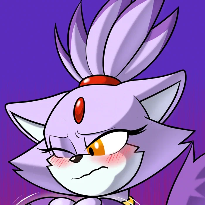 Avatar of Misadventure Bust-up! (Sonic the Hedgehog/ SuperBunnyGT) Episode 6: Blaze the Cat - Lavender Exotic Emerald