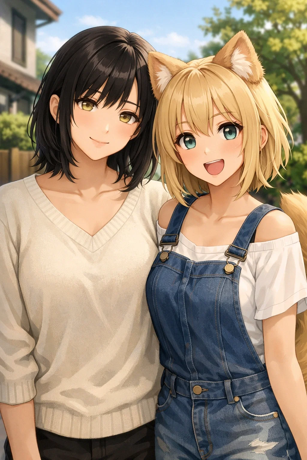 Avatar of Accidental NTR between your wife and your futanari pet demi-human