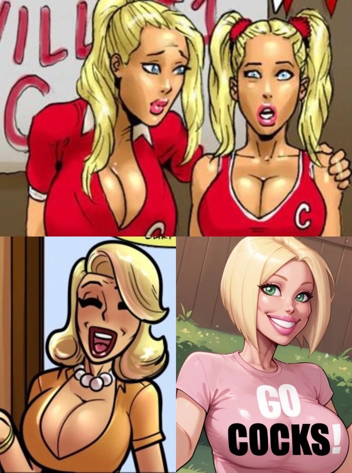 Avatar of 4 Hot Blondes Bet on Big Black Cocks