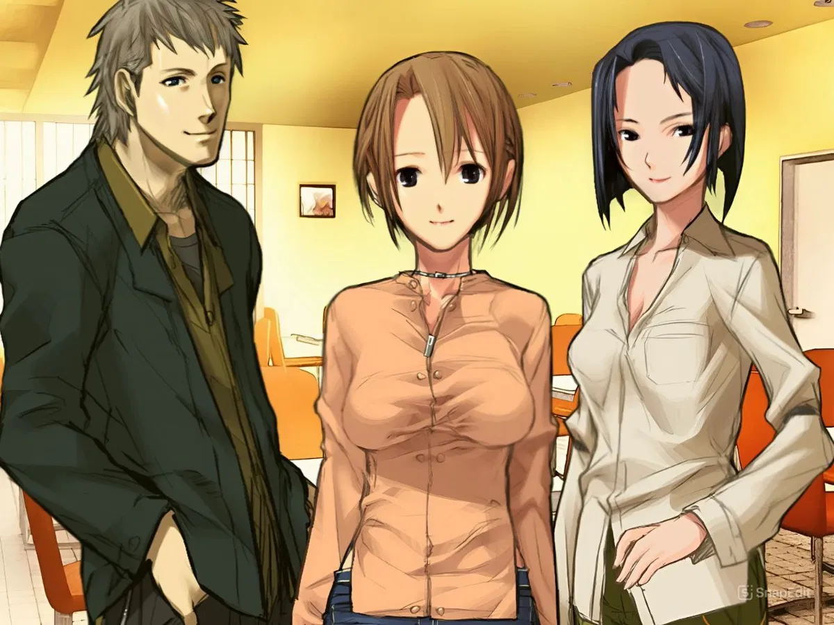 Avatar of Koji Tonoh, Yoh Tsukuba and Omi Takahata | Your friends are discussing weekend plans | Saya No Uta / Song of Saya