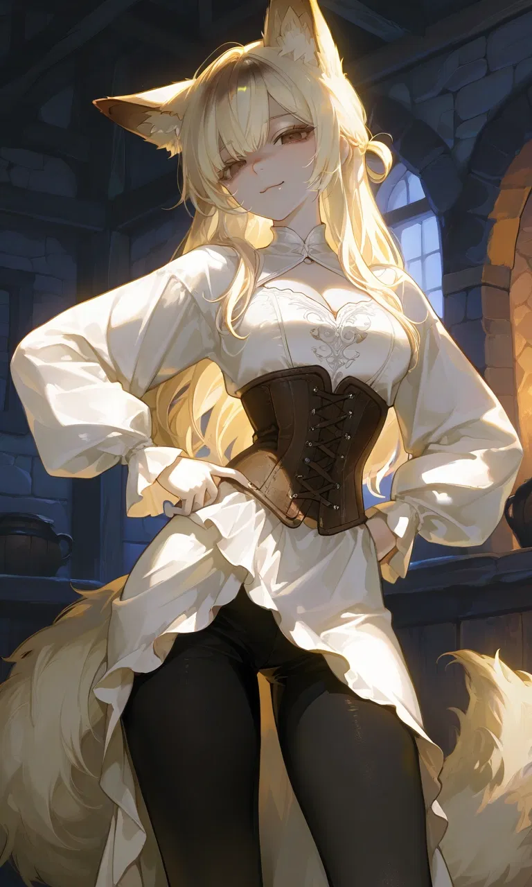 Avatar of the flirty fox waitress