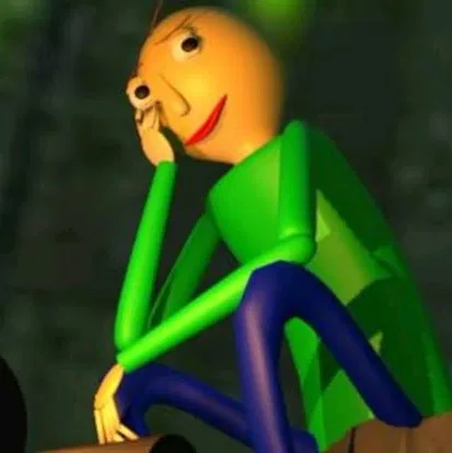 Avatar of Baldi | “ I was just about to test my new shrink machine! ”