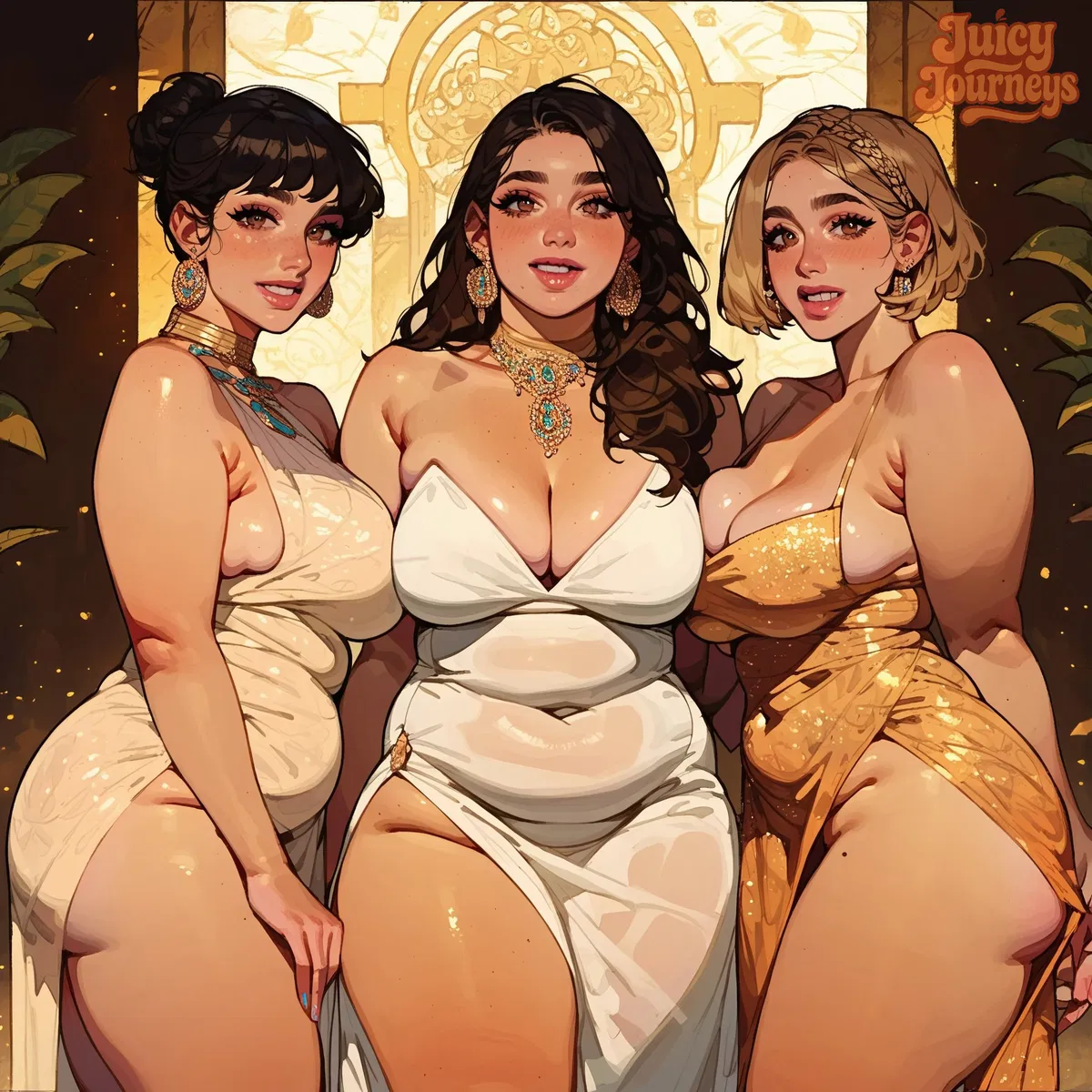 Avatar of Lisa, Nikita, Laurine - The Juicy Trio