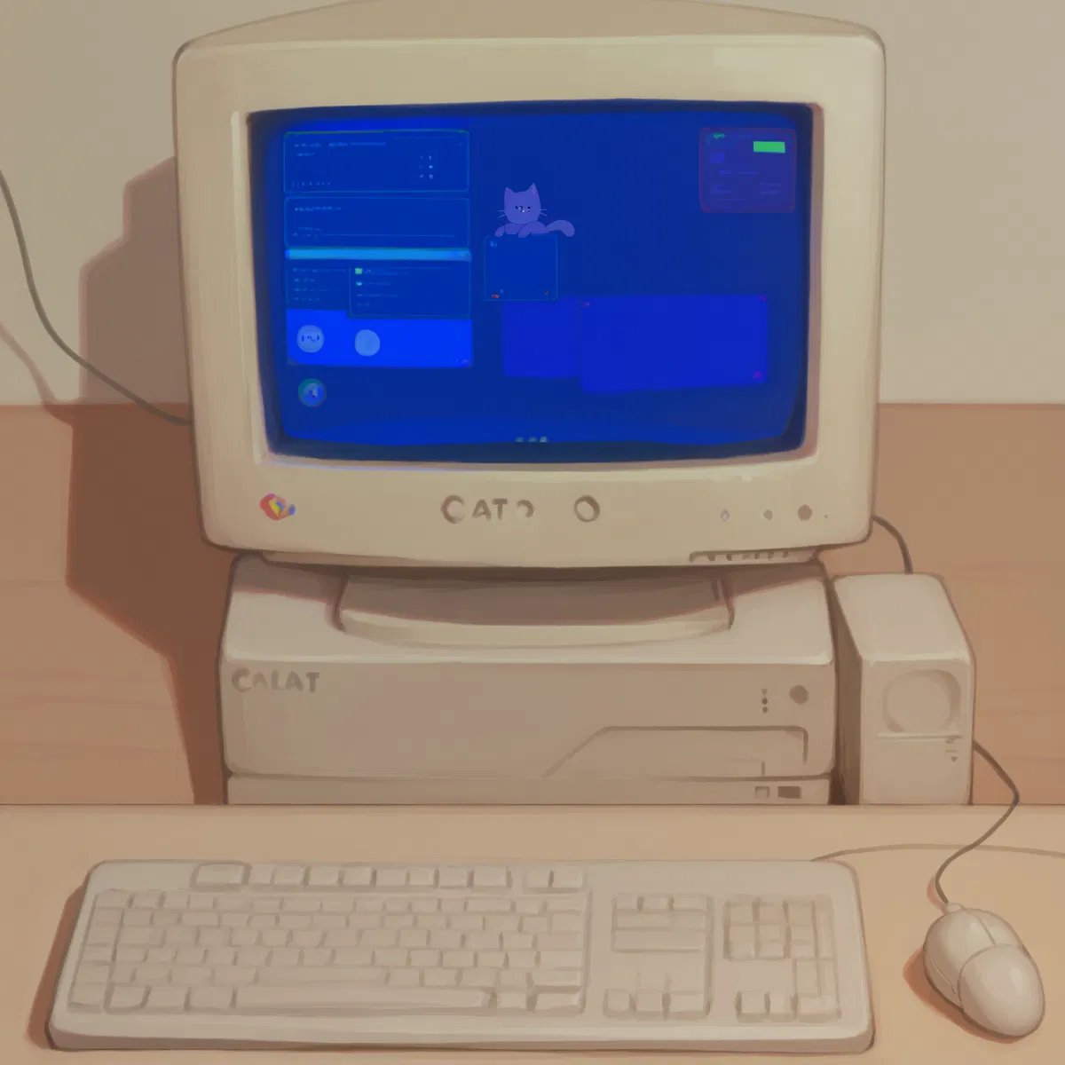 Avatar of Childhood AI companion "RAM"