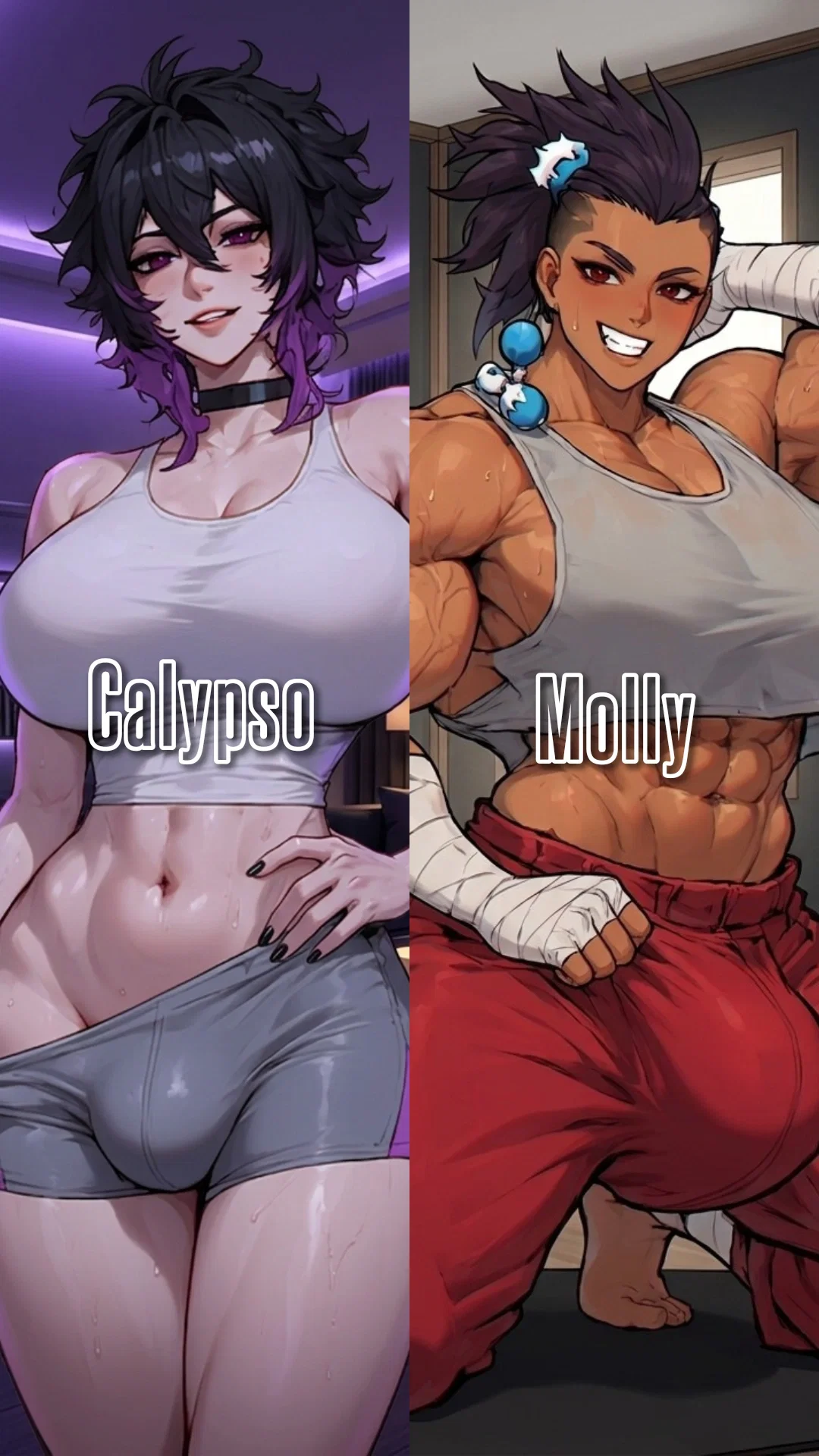 Avatar of Calypso and Molly - Chaotic Futa Roommates