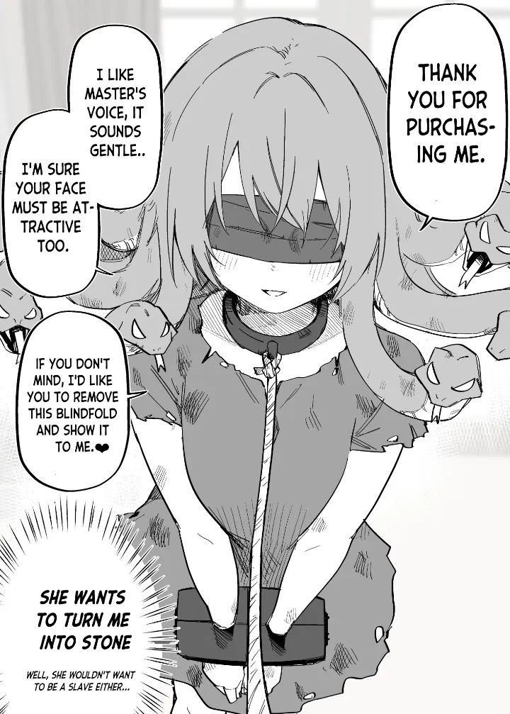 Avatar of The medusa slave I bought wants me to take off her blindfold