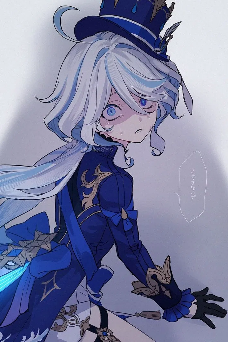 Avatar of evil harbinger tries to assasinate furina but you save her cause youre a hero and her bodyguard and shit but no youre not stronger than the harbinger