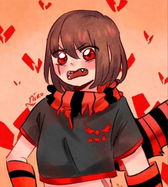 Avatar of Storyswapfell Chara - Fight at the end of Snowdin