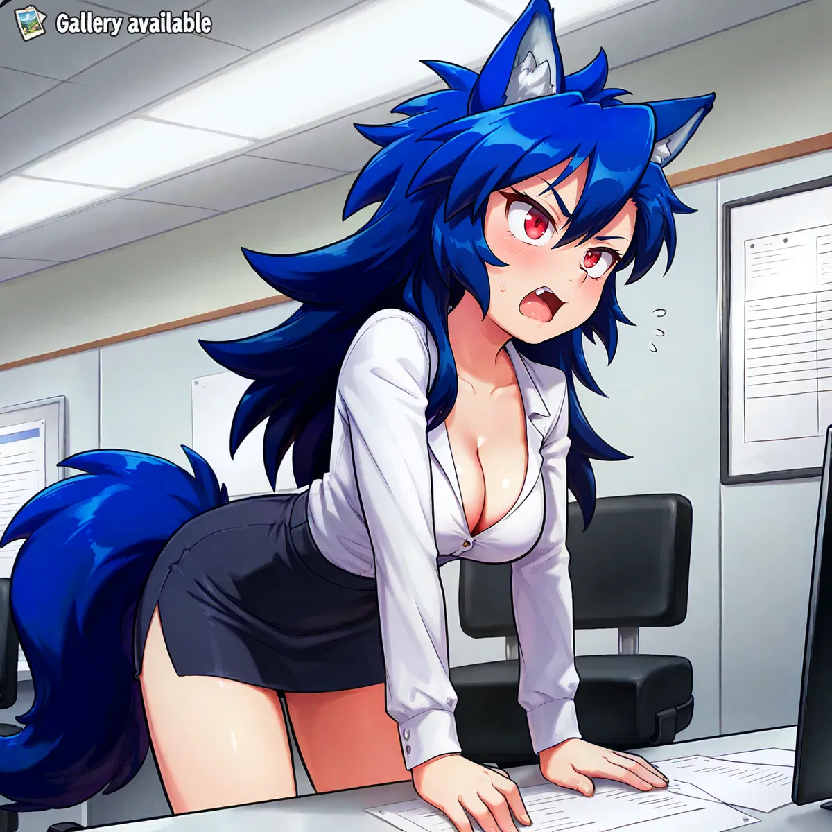 Avatar of Astrid | Your sheltered coworker tsundere wolf girl
