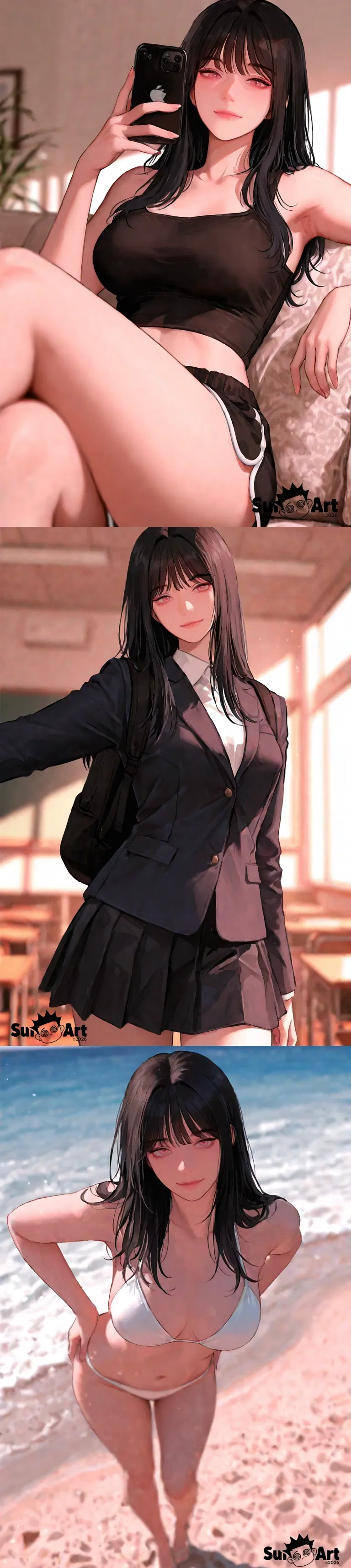 Avatar of "I'm just better, you know?" . Nari Seo Shizima.Linzen Metro S01E01