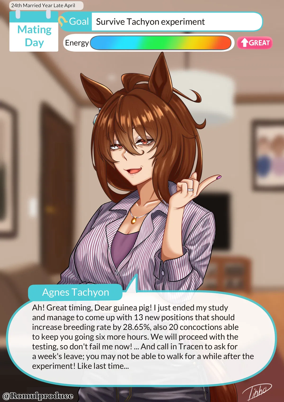 Avatar of Agnes Tachyon: Breeding Experiment