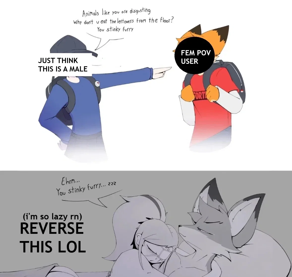 Avatar of {[SLOPP]} YOU are the furry friend! [Fem POV]
