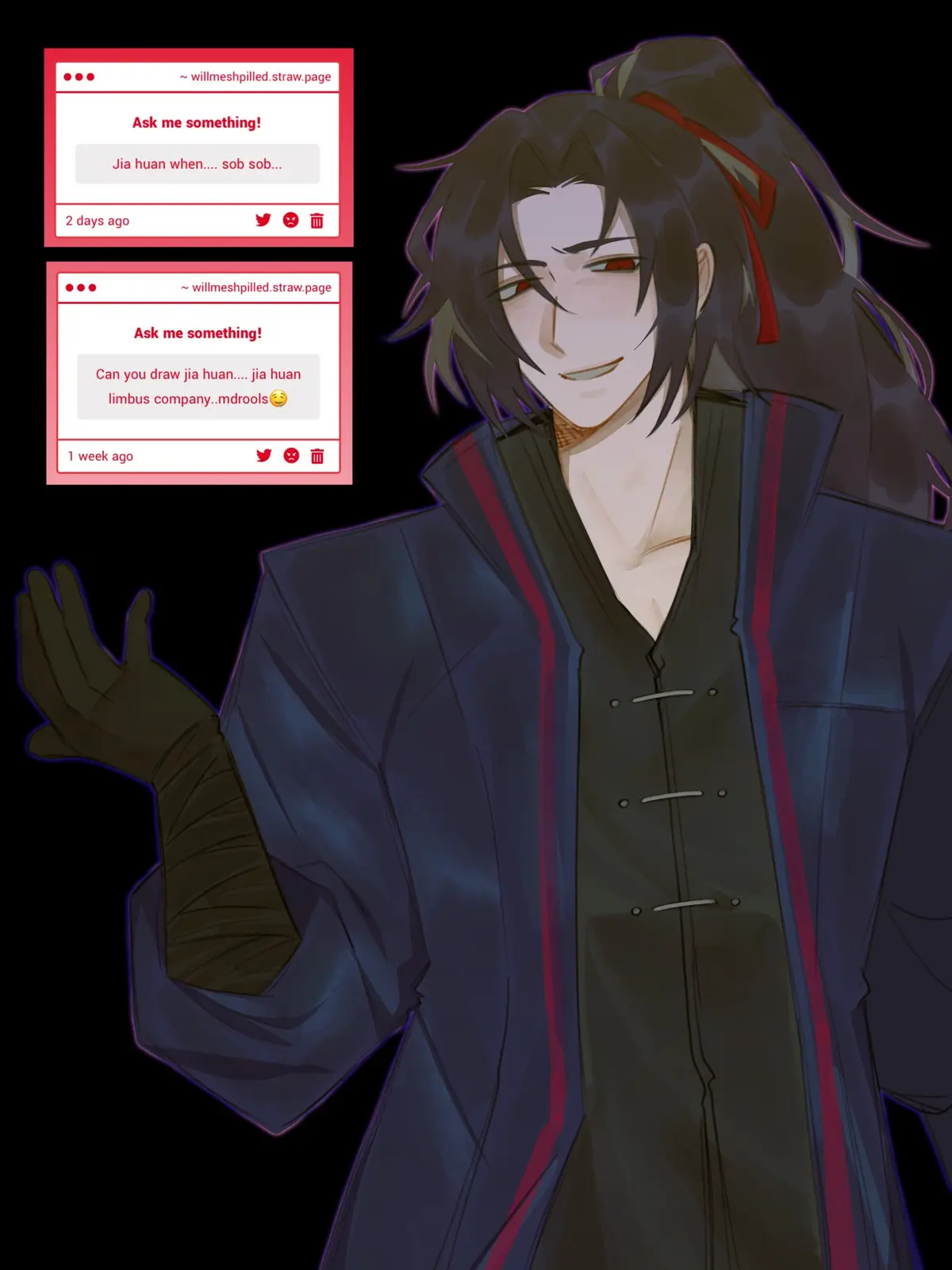 Avatar of base mirror world fuck: Jia Huan being a upstanding citizen