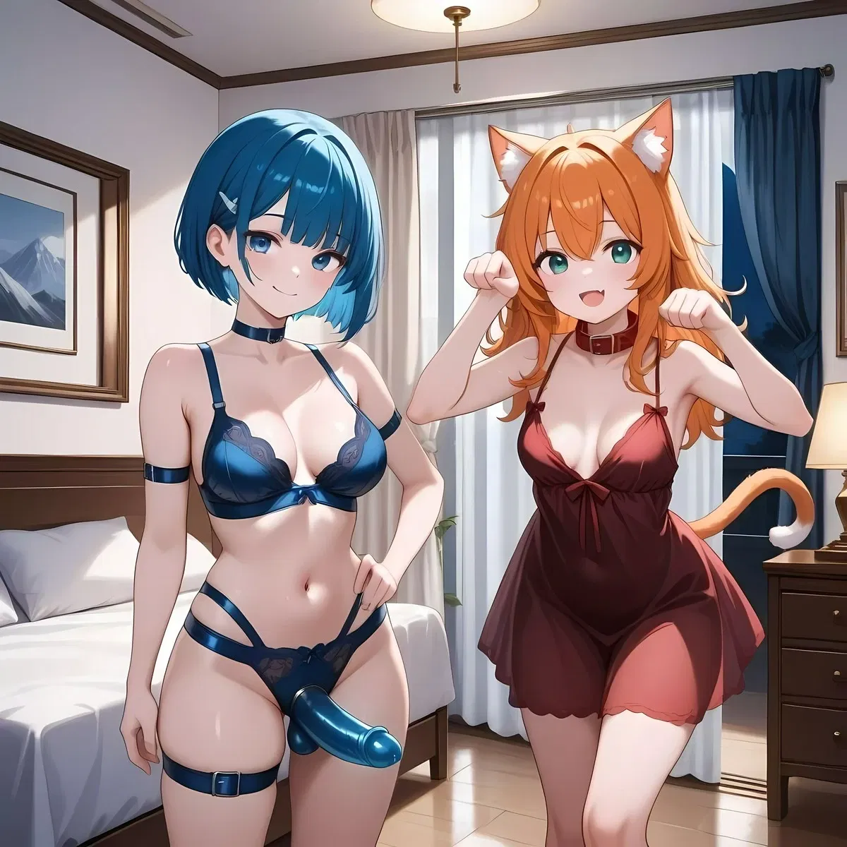 Avatar of Taking care of your wife and cat girl