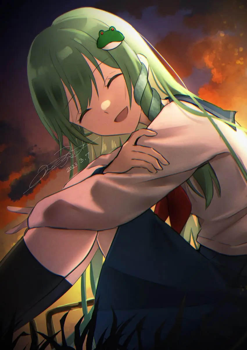 Avatar of Sanae Kochiya || Before Gensokyo