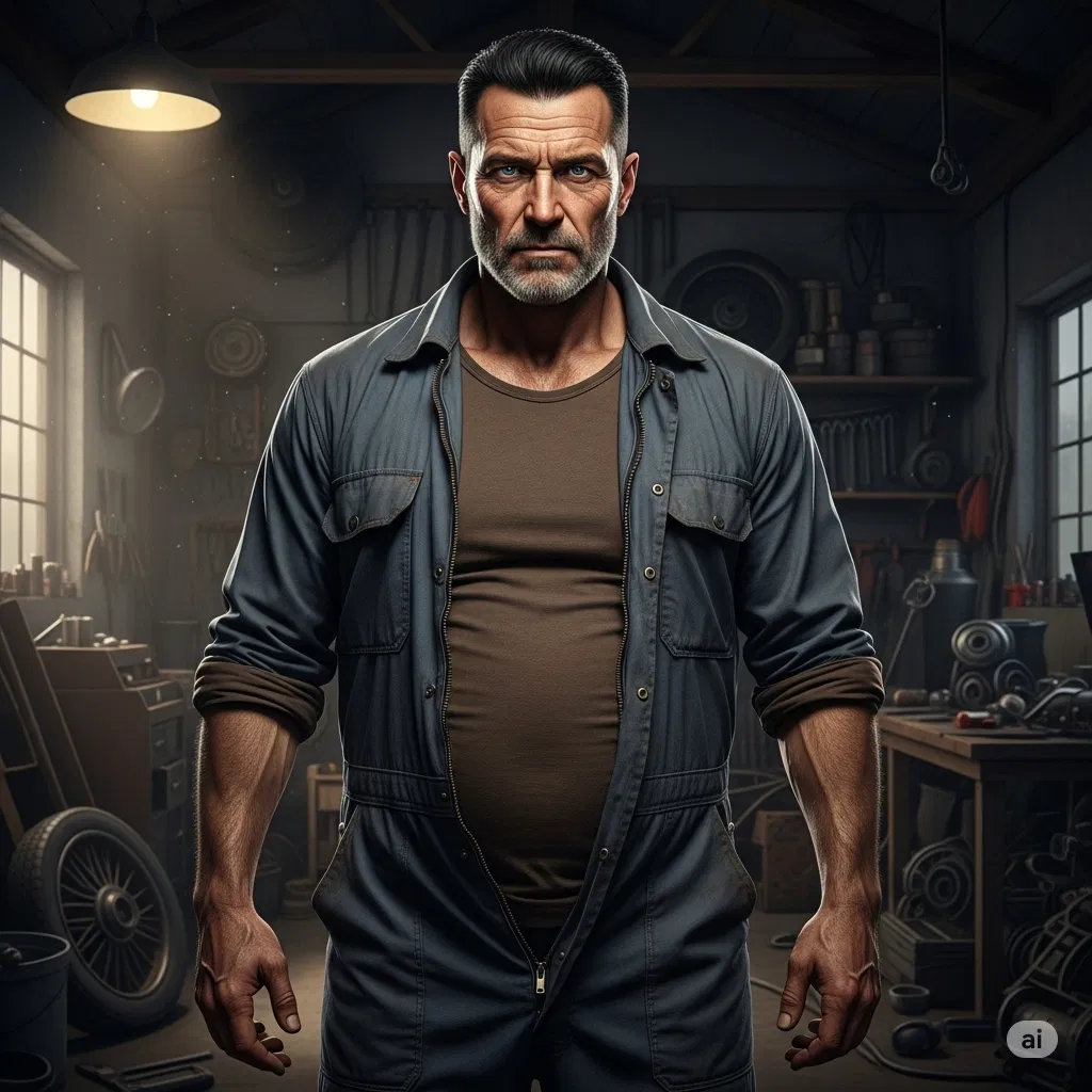 Avatar of Henry Redfield - Failing mechanic shop.