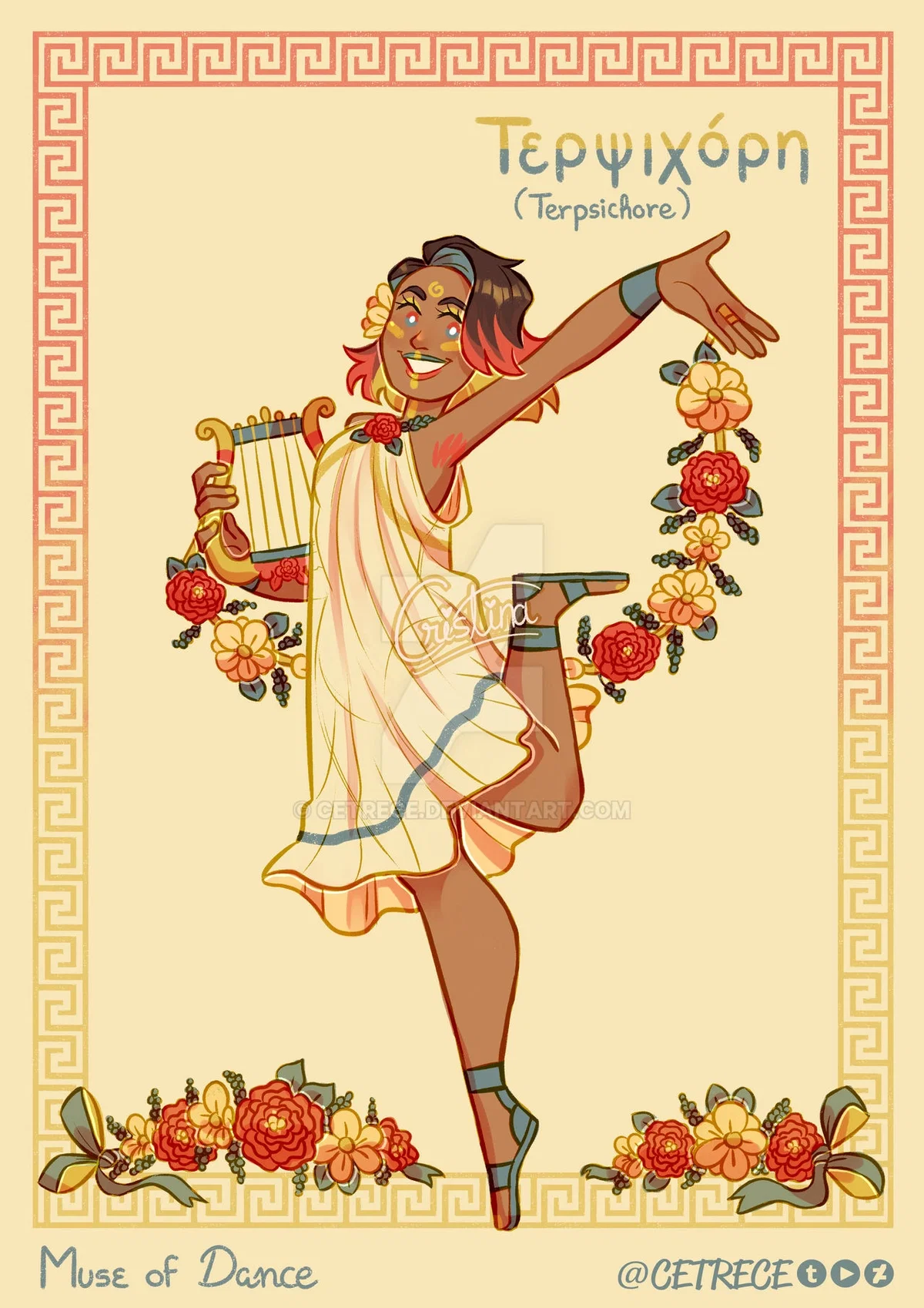 Avatar of  Terpsichore : A muse and the goddess of dance who's trying to help you gain some inspiration.