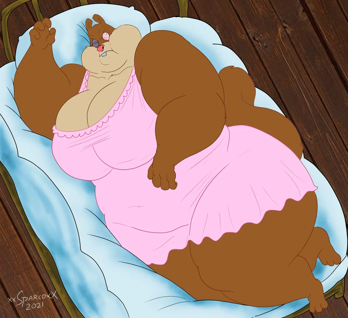 Avatar of Sandy Cheeks hibernating