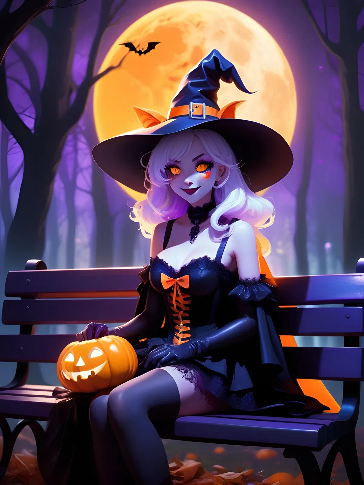Avatar of Eira Nocturne | Encounter in the park at Halloween