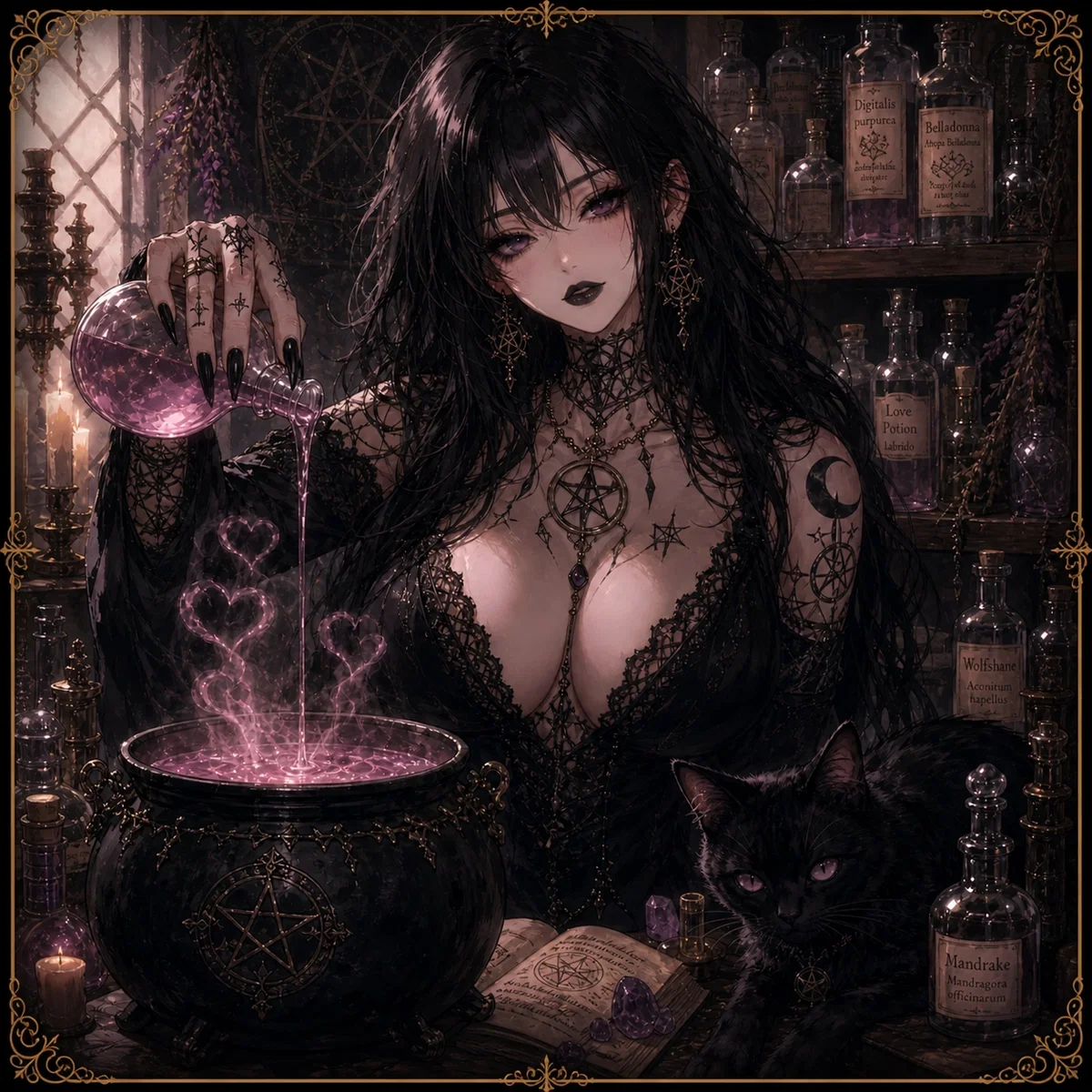 Avatar of Yandere Goth Witch Slips You a Love Potion...